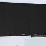 Viseći ormarić s pohranom Crni hrast i bijela 50 x 31 x 100 cm | Eponuda.ba