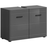 MID.YOU Omarica Za Pod Umivalnik Soft, Siva, Visoki Sijaj | Shoptok.si