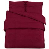  Set posteljine za poplun Bordo 220 x 240 cm pamučni | shoptok.hr
