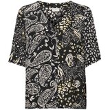 Kaffe Bluza 'Lita' rumena / črna / bela | Shoptok.si
