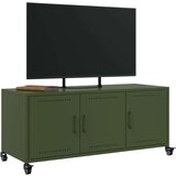 vidaXL TV ormarić maslinastozeleni 100,5 x 39 x 43,5 cm čelični | shoptok.hr