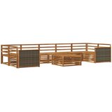  Set vanjskih sofa 8 kom. Prirodna Čvrsto drvo akacije | shoptok.hr