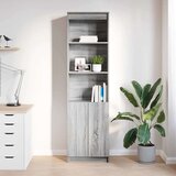 vidaXL Visoka komoda siva sonome 50x35x180 cm od konstruiranog drva | shoptok.hr