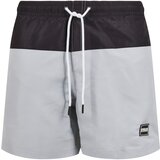 Urban Classics Men's Block Swimsuit Light Asphalt/Black | Shoptok.si