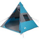 Šator tipi za kampiranje za 7 osoba plavi vodootporni | shoptok.hr