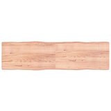 Stolna Mizna plošča sv. rjava 220x60x(2-6)cm obdelana trdna hrastovina, (20979595) Cene