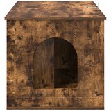  Mačja Kuća Dimljeni hrast 85 x 55 x 50,5 cm Konstruirano drvo | Eponuda.com