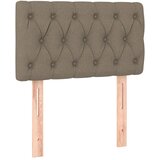 Maison Chic posteljno vzglavje - vzglavna omarica - nočna omarica taupe 80x7x78/88 cm blago, (21705052) Cene
