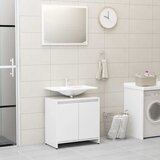 Maison Chic Kopalniško pohištvo - Kopalniški sestavi visok sijaj bele barve iverna plošča, (21787400) | Shoptok.si