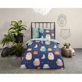 Good Morning Plava pamučna dječja posteljina za krevet za jednu osobu/za produženi krevet 140x220 cm Sheep – | shoptok.hr