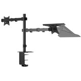 Podesivi nosač za monitor i laptop LEVANO, crni | Eponuda.com
