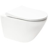 Vitra 7041-003-6285 Integra viseča brezrobna WC školjka z WC desko s počasnim zapiranjem | Shoptok.si