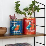 Rex London Dekorativne škatle za shranjevanje v kompletu 2 ks iz kositra ø 11x13 cm Cerveza Española – | Shoptok.si