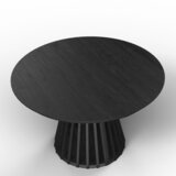 Bessagi Home Raztegljiva Miza Ennio, 120-200x120, Črna | Shoptok.si