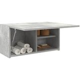  Kupaonski zidni ormarić beton sivi 60x25x30cm konstruirano drvo | shoptok.hr