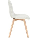 Cantus STOL, les, tekstil barve hrasta, svetlo siva | Shoptok.si