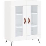  Visoka komoda bijela 69,5x34x180 cm konstruirano drvo | shoptok.hr