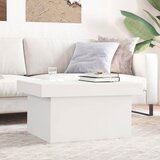 vidaXL Klubska mizica bela 100x55x40 cm inženirski les Cene
