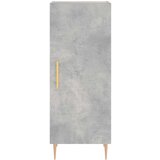  Komoda siva boja betona 34 5x34x90 cm od konstruiranog drva | shoptok.hr