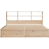 vidaXL Okvir kreveta bez madraca 180 x 200 cm od masivne borovine | shoptok.hr