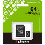 Kingston microSD 64GB CanvasGoPlus, Gen4 r/w:200MB/s/160MB/s,with adapterSDCG4/64GB | Eponuda.ba