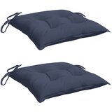  Jastuci za stolice 2 kom modri 40x40x7 cm tkanina Oxford | shoptok.hr