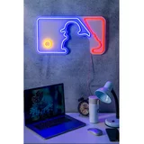 Wallity Baseball Pitcher Multicolor Decorative Plastic Led Lighting