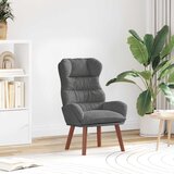  Fotelja Tamno siva 69 x 74 x 93 cm Baršun | shoptok.hr
