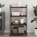  Zidne police 4 kom boja hrasta 60x40x1,5 cm konstruirano drvo | shoptok.hr