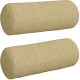  Valjkasti jastučići 2 pcs Siva zelena Ø 15 x 40 cm | shoptok.hr