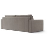 Cosmopolitan Design Svetlo siva žametna raztegljiva sedežna garnitura s prostorom za shranjevanje 238 cm Belfast – | Shoptok.si