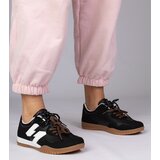 D/CEO marka niezdefiniowana Black canvas sneakers with colorful laces Bekki | Shoptok.si
