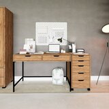Hanah home atlas 1600-59 atlantic pine study desk | ePonuda.com