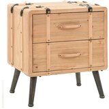 vidaXL Noćni ormarić od masivne jelovine 50 x 35 x 57 cm Cijene