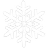  Božićna pahulja Plava 55,5 x 55,5 x 0,75cm PVC | shoptok.hr
