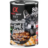 Alpha Spirit alfa spirit Dog Meatballs 6 x 400 g - Govedina i kadulja | shoptok.hr