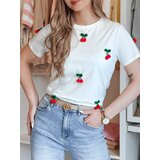 DStreet T-shirt damski CHERETTE biały | ePonuda.com