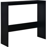  Barski stol s 2 stolne ploče crni 130 x 40 x 120 cm | shoptok.hr