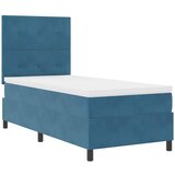  s opruga kutije Tamno plava 80 x 200 cm Baršun | shoptok.hr