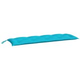 vidaXL Blazina za vrtno klop turkizna 150x50x7 cm oxford tkanina, (20657079) | Shoptok.si