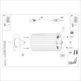  Brilagi - LED spot svetlo CRESTO 1xGU10/10W/230V 10 cm bordo | Eponuda.com