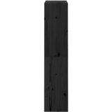 Ormarić za knjige / pregrada crni 60x30x135,5 cm od borovine | Eponuda.com