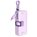 Moxom Power bank mx-pb161 fast pd20w+ pd22.5w 5000mah ljubicasta ( BAT2677 ) Cene