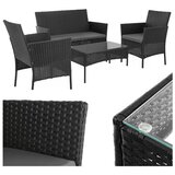 Gardlov Vrtni namještaj od crnog ratana 26908 | shoptok.hr