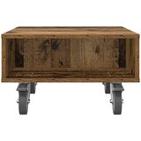  Stolić sa kotačima Staro drvo 50,5 x 50 x 30 cm | Eponuda.com