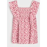 Sinsay Haljina s cvjetnim uzorkom i naborima | shoptok.hr
