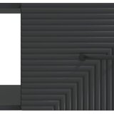  Kava Stol Crna 90 x 50 x 40 cm Konstruirano drvo | shoptok.hr