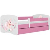 HAPPYKIDS Dječji krevet Dreamy konj 180x80 bez madraca bez ladice Rozičasta | shoptok.hr