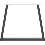  Noge za blagovaonski stol V-oblika 3 kom antracit 70 x (72-73,3) cm čelik | shoptok.hr