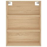 vidaXL Visoka komoda sonoma hrast 69,5x34x180 cm inženirski les | Shoptok.si
